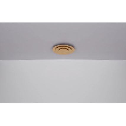 Globo - Plafonieră LED, 40W, 230V, 3000K (lumină caldă), Ø 49 cm, auriu