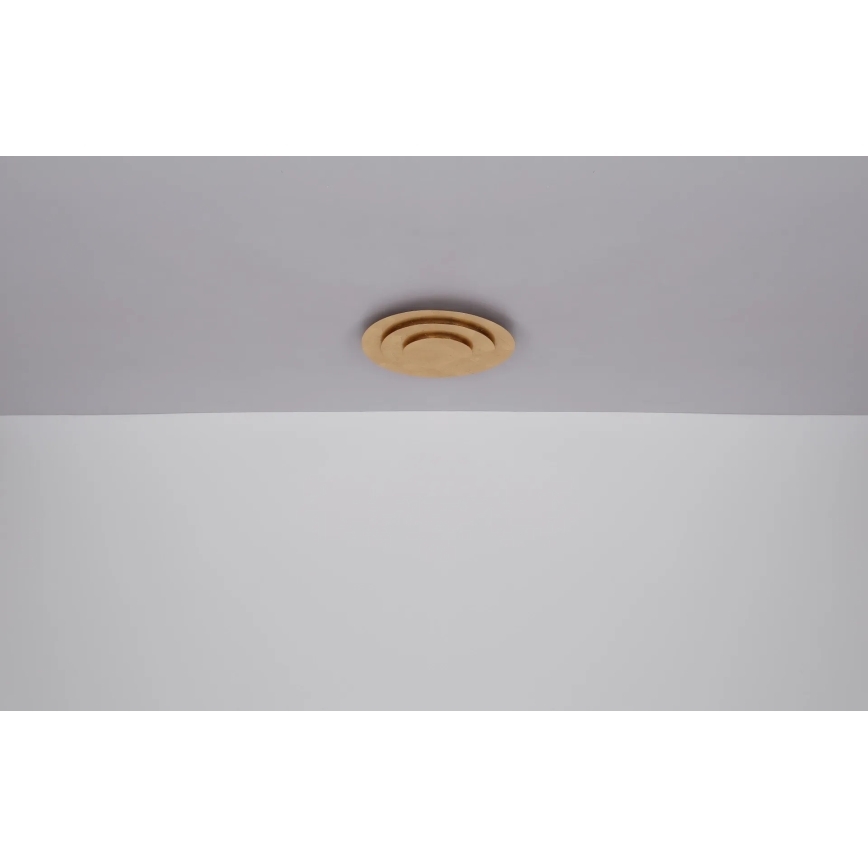 Globo - Plafonieră LED, 40W, 230V, 3000K (lumină caldă), Ø 49 cm, auriu