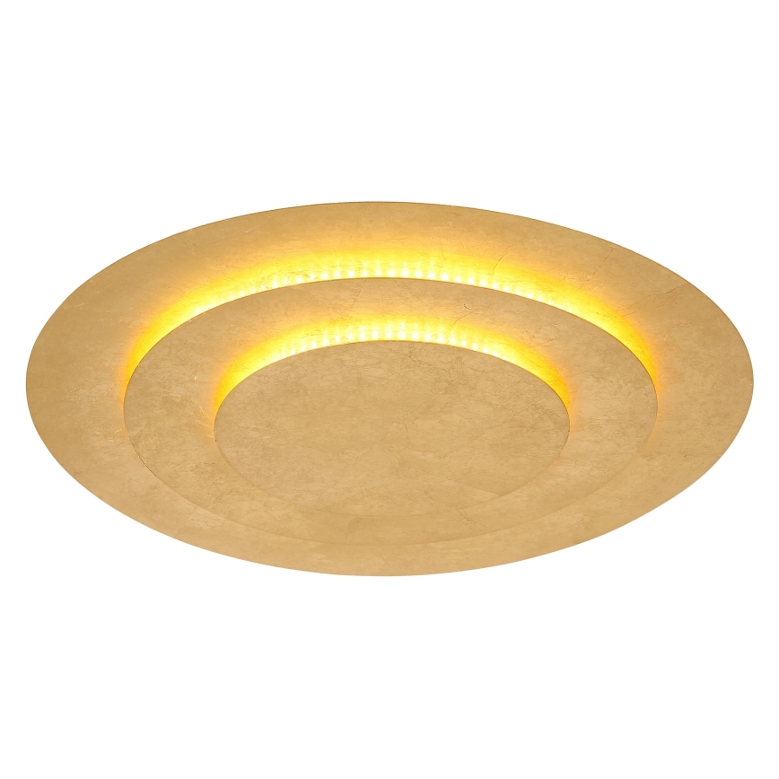 Globo - Plafonieră LED, 40W, 230V, 3000K (lumină caldă), Ø 49 cm, auriu