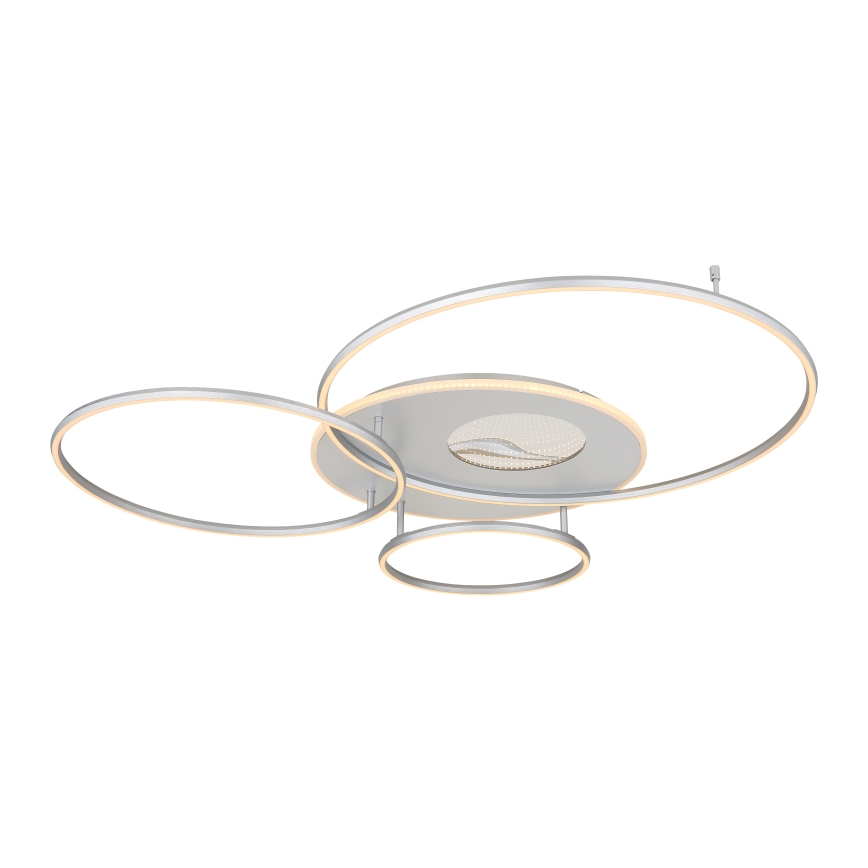 Globo - Plafonieră LED dimabilă, 70W, 230V, 2700-6500K, crom mat, cu telecomandă