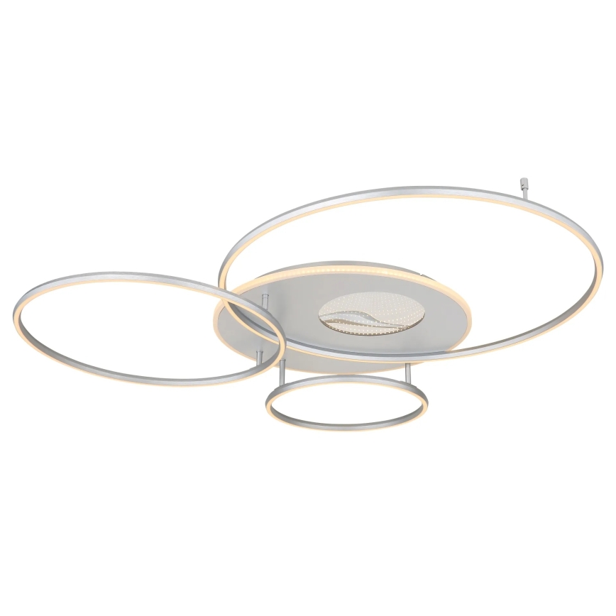 Globo - Lampă de tavan LED reglabilă LED/70W/230V 2700-6500K Wi-Fi Tuya crom mat + telecomandă