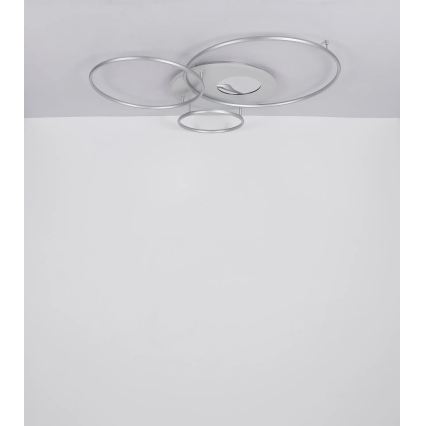 Globo - Plafonieră LED dimabilă LED/70W/230V 2700-6500K Wi-Fi Tuya crom mat + telecomandă