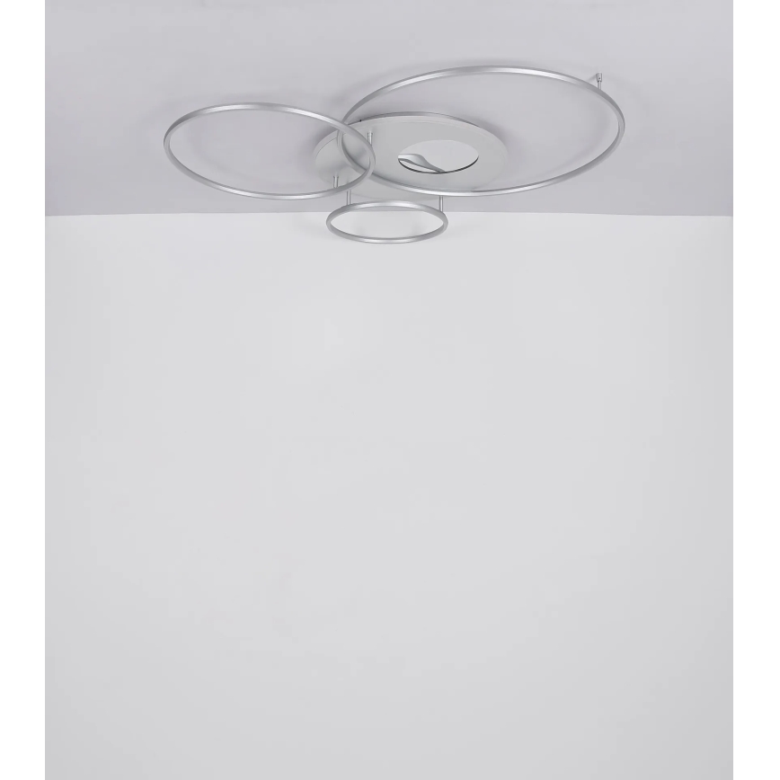 Globo - Plafonieră LED dimabilă LED/70W/230V 2700-6500K Wi-Fi Tuya crom mat + telecomandă