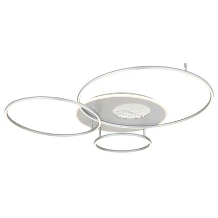 Globo - Plafonieră LED dimabilă LED/70W/230V 2700-6500K Wi-Fi Tuya crom mat + telecomandă