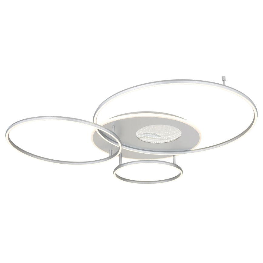 Globo - Plafonieră LED dimabilă LED/70W/230V 2700-6500K Wi-Fi Tuya crom mat + telecomandă