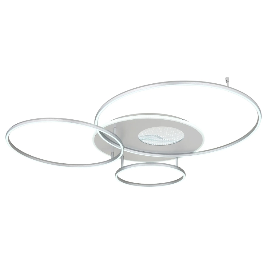 Globo - Plafonieră LED dimabilă LED/70W/230V 2700-6500K Wi-Fi Tuya crom mat + telecomandă
