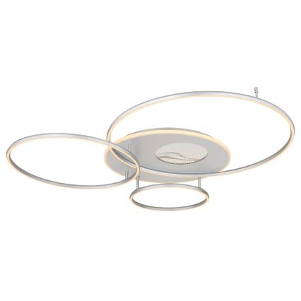 Globo - Plafonieră LED dimabilă LED/70W/230V 2700-6500K Wi-Fi Tuya crom mat + telecomandă