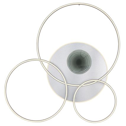 Globo - Plafonieră LED dimabilă LED/70W/230V 2700-6500K Wi-Fi Tuya crom mat + telecomandă