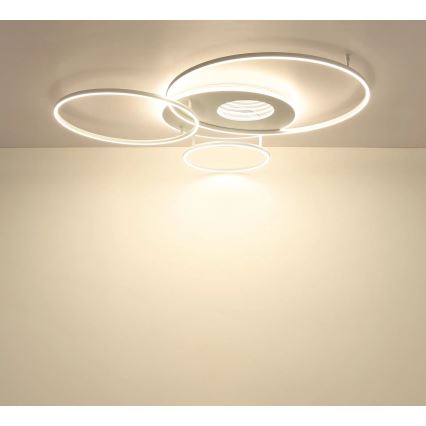Globo - Plafonieră LED dimabilă LED/70W/230V 2700-6500K 105x26,5 cm albă + telecomandă