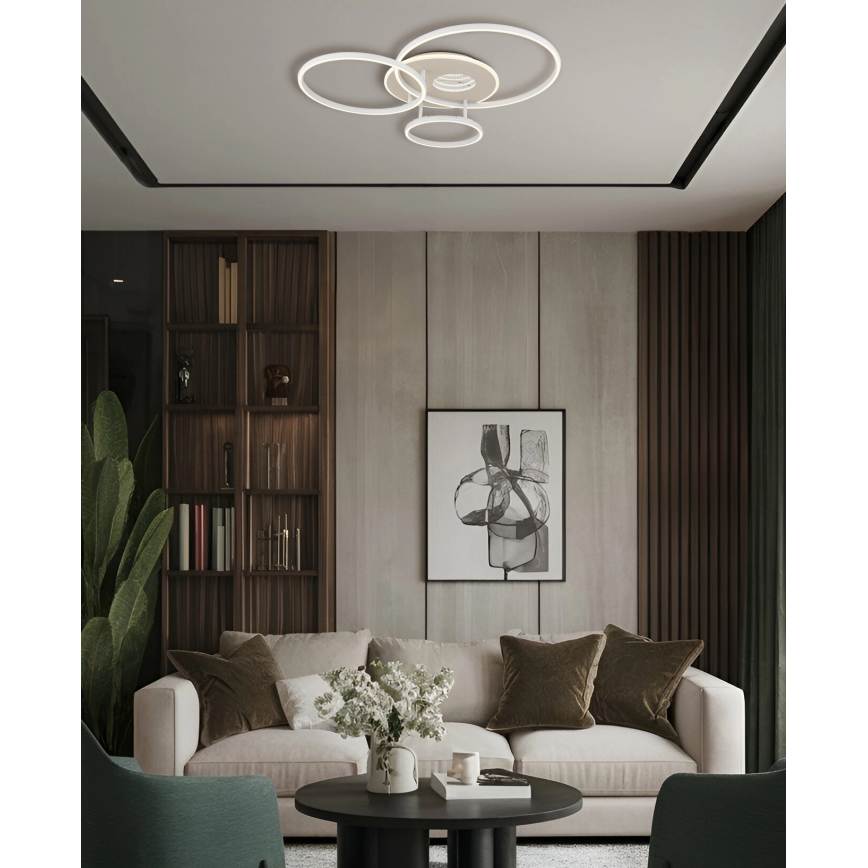 Globo - Plafonieră LED reglabilă LED/40W/230V 2700-6500K 70x80,7 cm + telecomandă