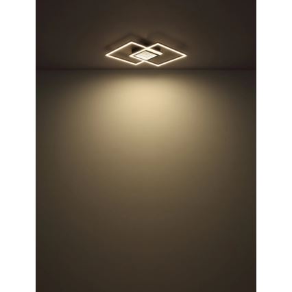 Globo - Plafonieră LED dimabilă LED/32W/230V 2700-6500K 42,6x42,6 cm neagră + telecomandă