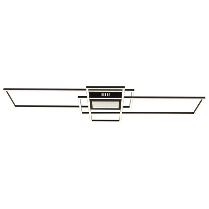 Globo - Plafonieră LED reglabilă LED/60W/230V 2700-6500K 42x110,8 cm neagră + telecomandă