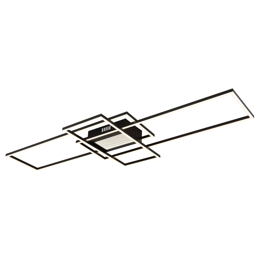 Globo - Plafonieră LED reglabilă LED/60W/230V 2700-6500K 42x110,8 cm neagră + telecomandă