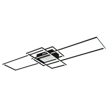 Globo - Plafonieră LED reglabilă LED/60W/230V 2700-6500K 42x110,8 cm neagră + telecomandă