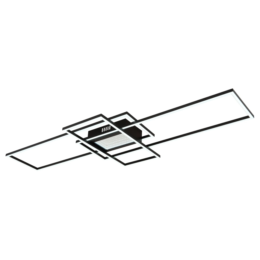 Globo - Plafonieră LED reglabilă LED/60W/230V 2700-6500K 42x110,8 cm neagră + telecomandă