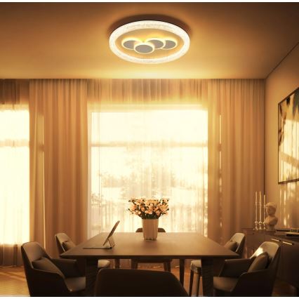 Globo - Plafonieră LED 40W/230V 3000K Ø 49,5 cm, auriu