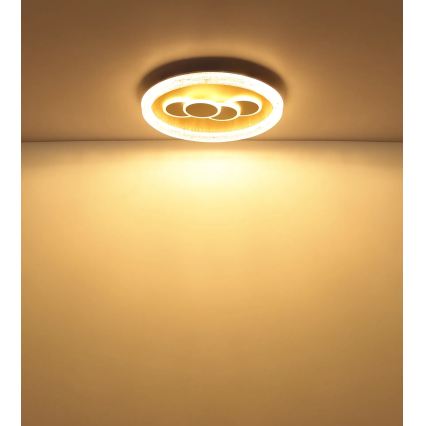 Globo - Plafonieră LED 40W/230V 3000K Ø 49,5 cm, auriu