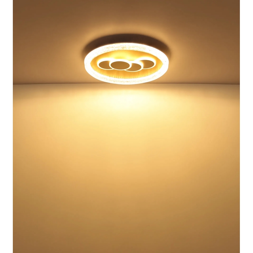 Globo - Plafonieră LED 40W/230V 3000K Ø 49,5 cm, auriu