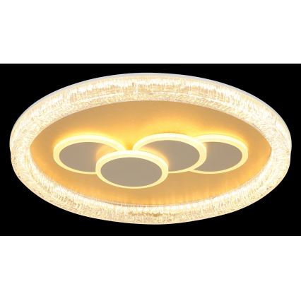 Globo - Plafonieră LED 40W/230V 3000K Ø 49,5 cm, auriu