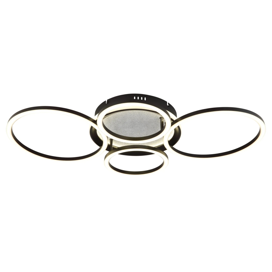 Globo - Plafonieră LED, 40W/230V, 4000K, 72x52 cm, neagră
