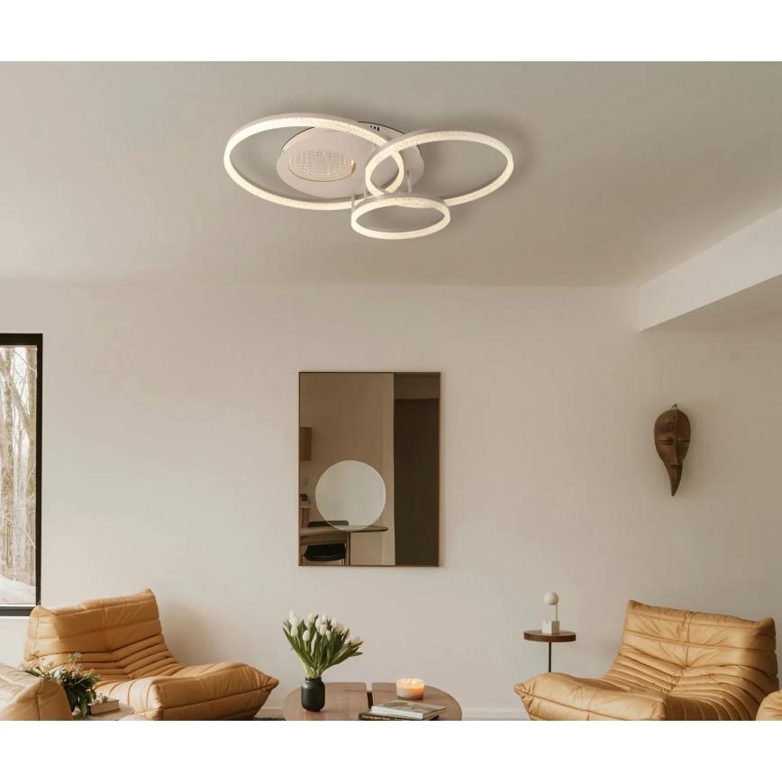 Globo - Plafonieră LED 40W/230V 3000K 78x60 cm bej
