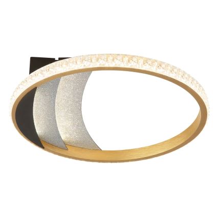 Globo - Plafonieră LED 12W/230V, 3000/4000/6000K, Ø 29,5 cm, aurie