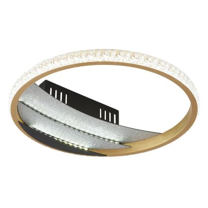 Globo - Plafonieră LED 12W/230V, 3000/4000/6000K, Ø 29,5 cm, aurie