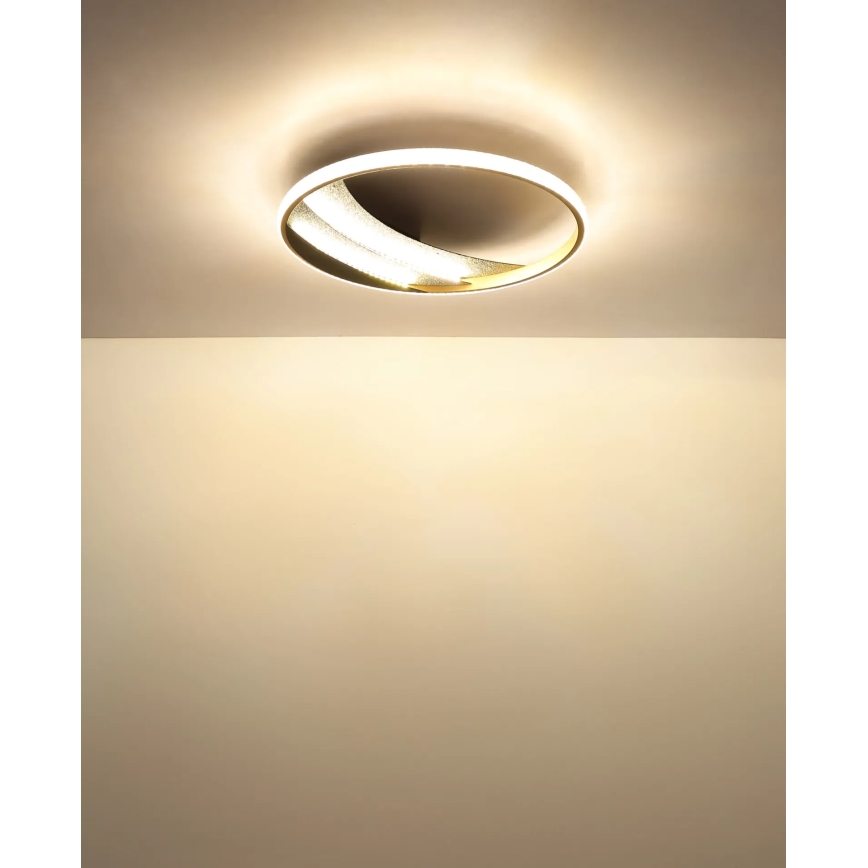 Globo - Plafonieră LED/24W/230V 3000/4000/6000K diam. 41 cm aurie