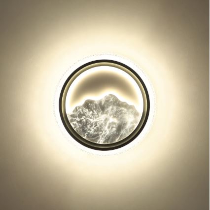 Globo - Plafonieră LED/28W/230V 3000/4200/6000K diametru 39,5 cm argintie