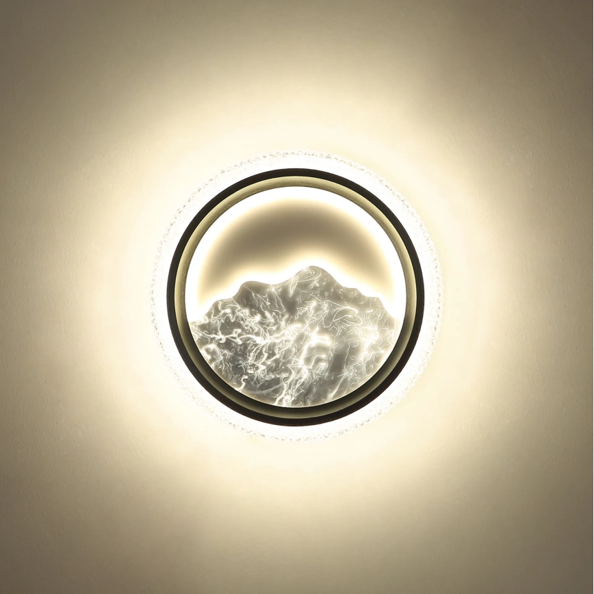 Globo - Plafonieră LED/28W/230V 3000/4200/6000K diametru 39,5 cm argintie