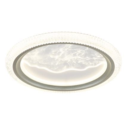 Globo - Plafonieră LED/28W/230V 3000/4200/6000K diametru 39,5 cm argintie