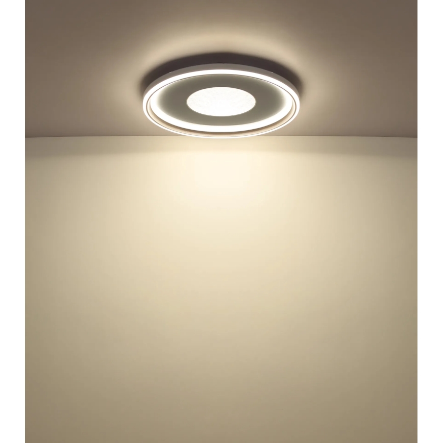 Globo - Plafonieră de tavan LED dimabilă LED/60W/230V 2700-6000K Ø 59 cm alb/crem + telecomandă
