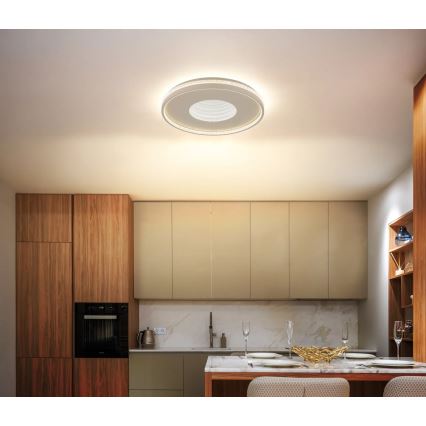 Globo - Plafonieră LED dimabilă, 40W/230V, 2700-6500K, Ø 50,5 cm, cu telecomandă