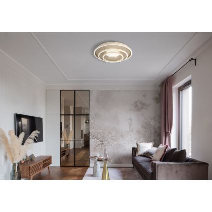 Globo - Plafonieră LED 40W/230V, 3000/4000/6000K, Ø 51 cm, bej