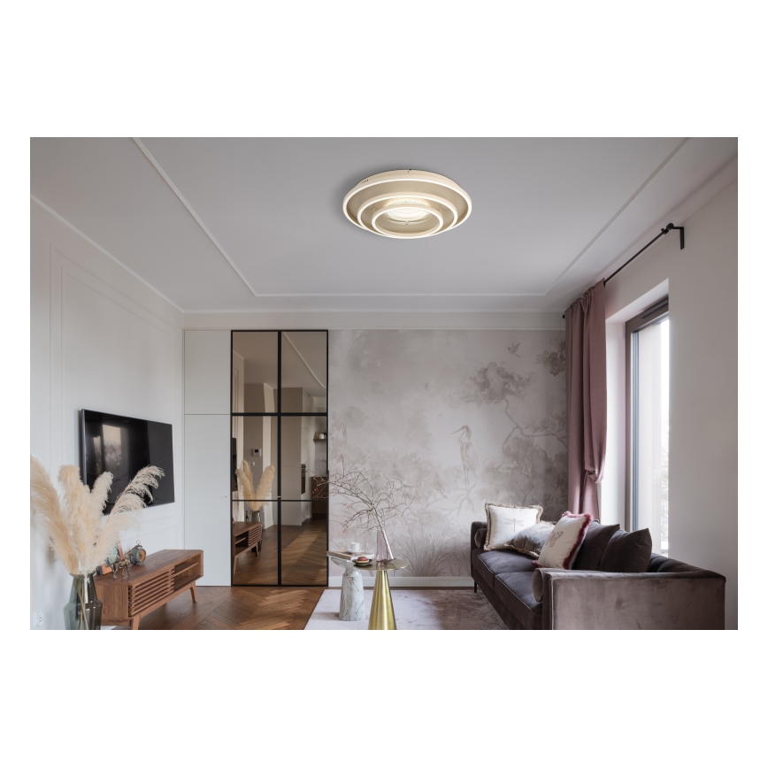 Globo - Plafonieră LED 40W/230V, 3000/4000/6000K, Ø 51 cm, bej