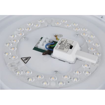 Globo - Plafonieră LED/24W/230V 3000/4000/6000K Ø 38 cm alb/crom mat