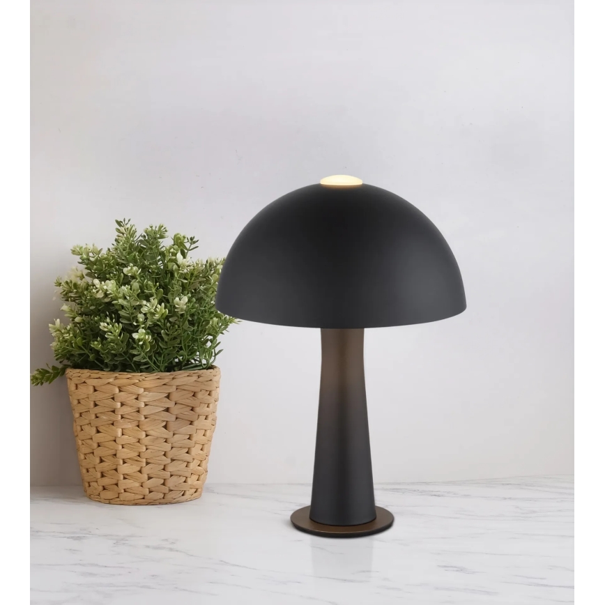 Globo - Lampă de masă 1xE14/25W/230V neagră