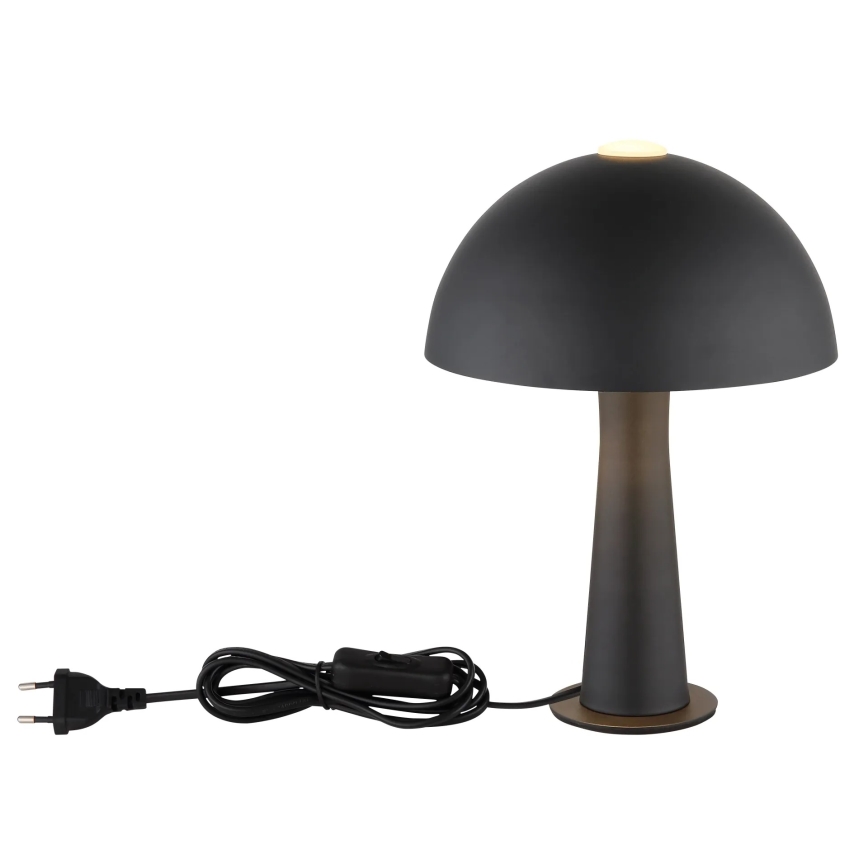 Globo - Lampă de masă 1xE14/25W/230V neagră