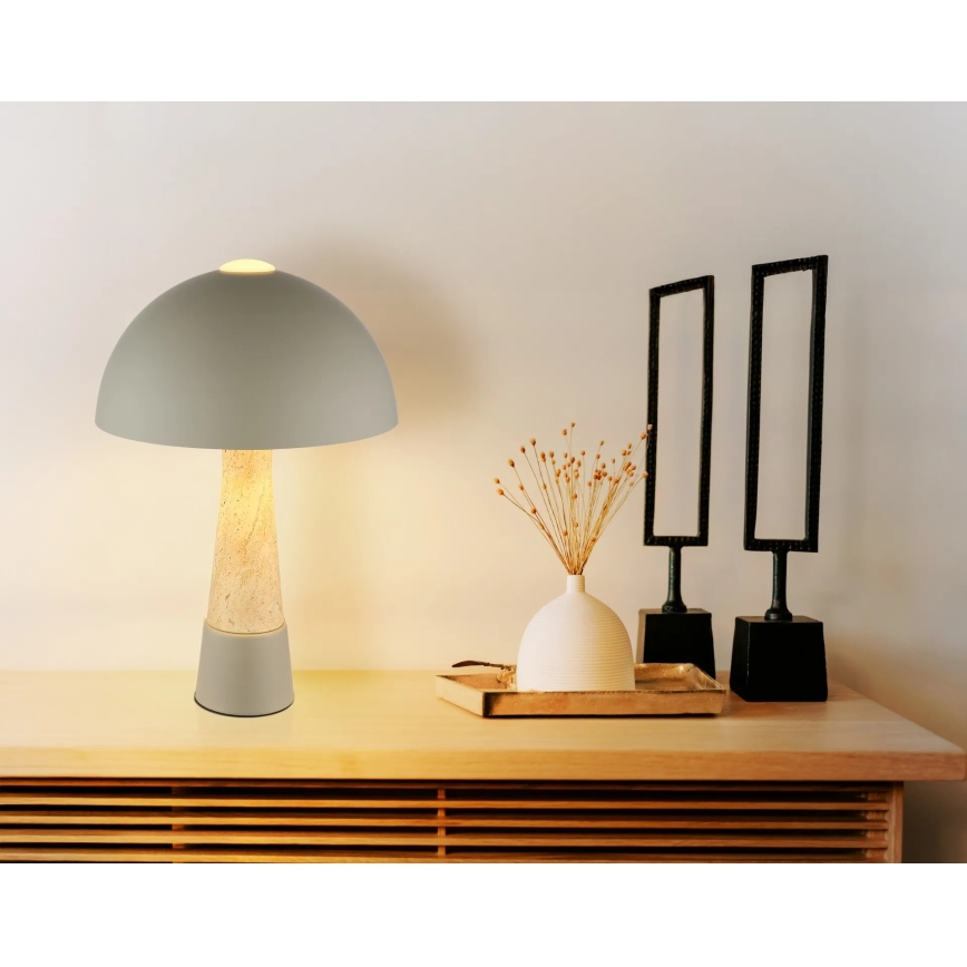 Globo - Lampă de masă 1xE27ILLU/40W/230V gri
