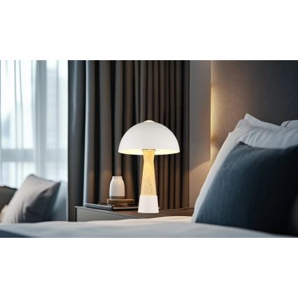 Globo - Lampă de masă 1xE27ILLU/40W/230V crem