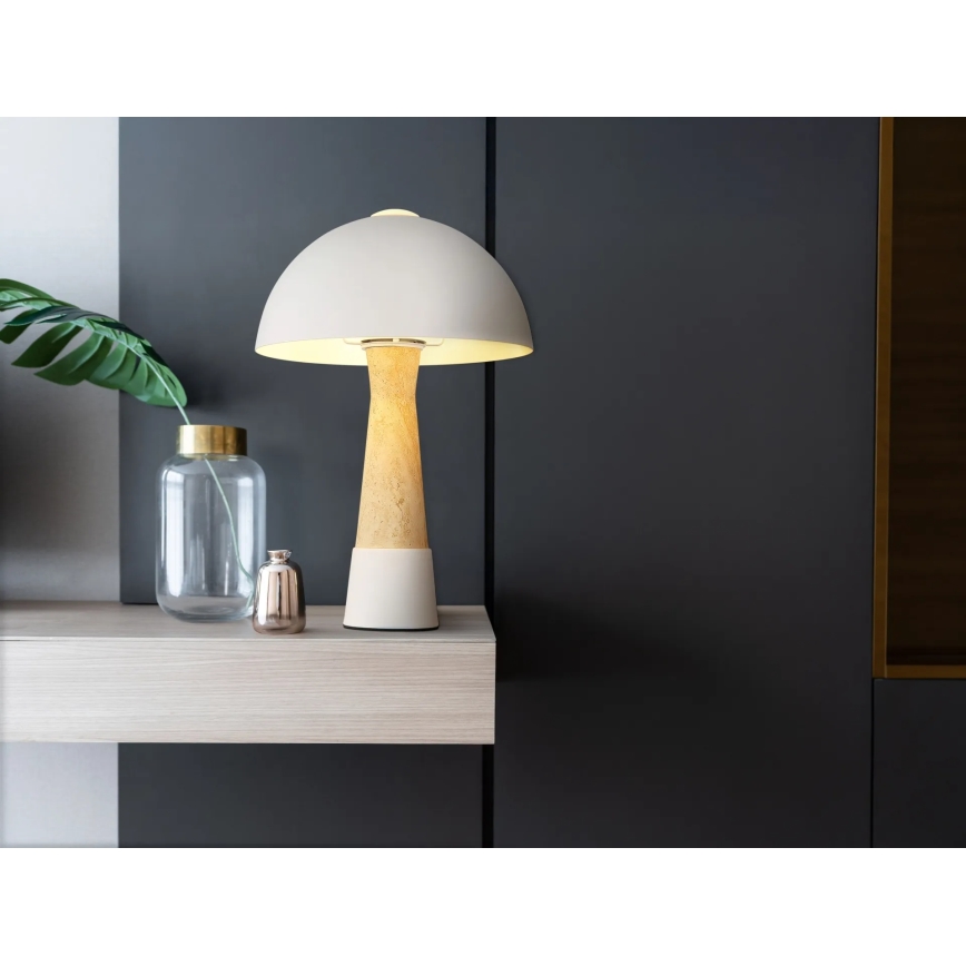 Globo - Lampă de masă 1xE27ILLU/40W/230V crem