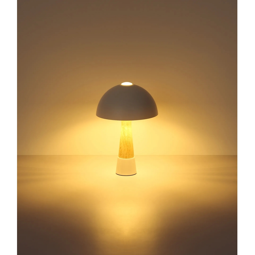 Globo - Lampă de masă 1xE27ILLU/40W/230V crem