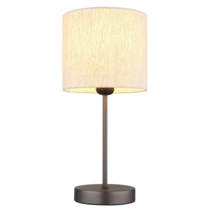 Globo - Lampă de masă 1xE27/25W/230V negru/bej