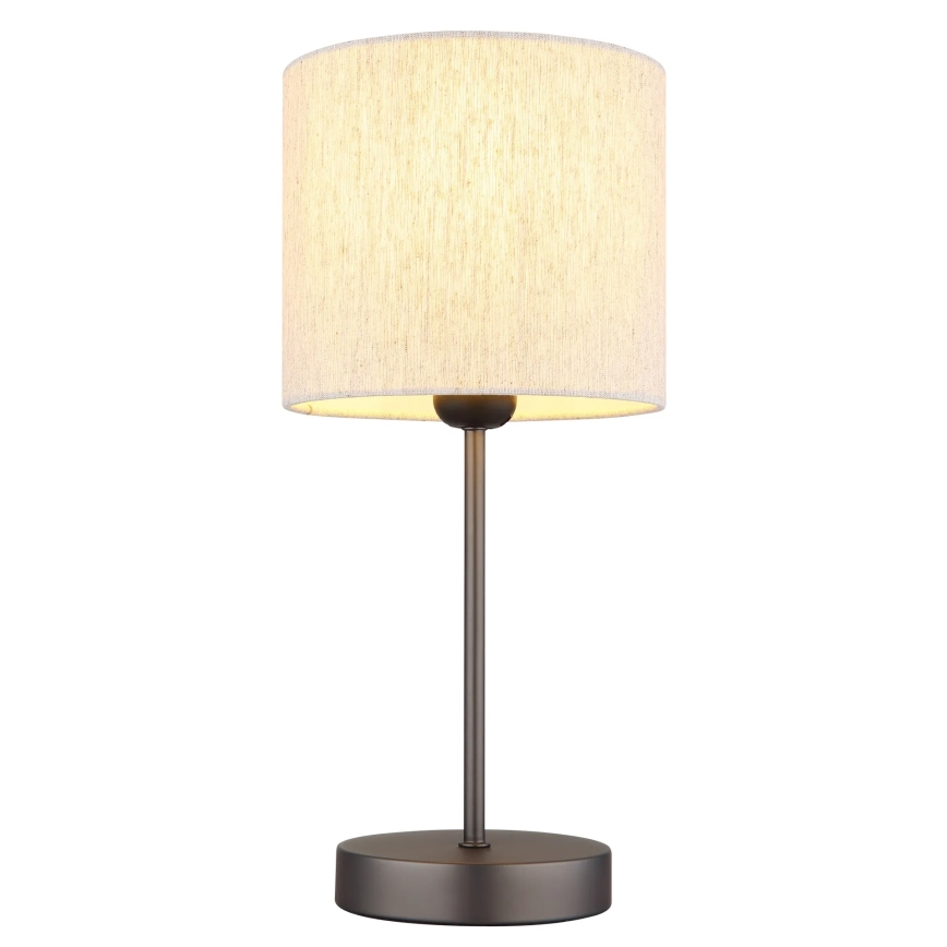 Globo - Lampă de masă 1xE27/25W/230V negru/bej