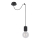 Globo 54030-1HLU - Lustră suspendată pe cablu HERMINE 1xE27/60W/230V
