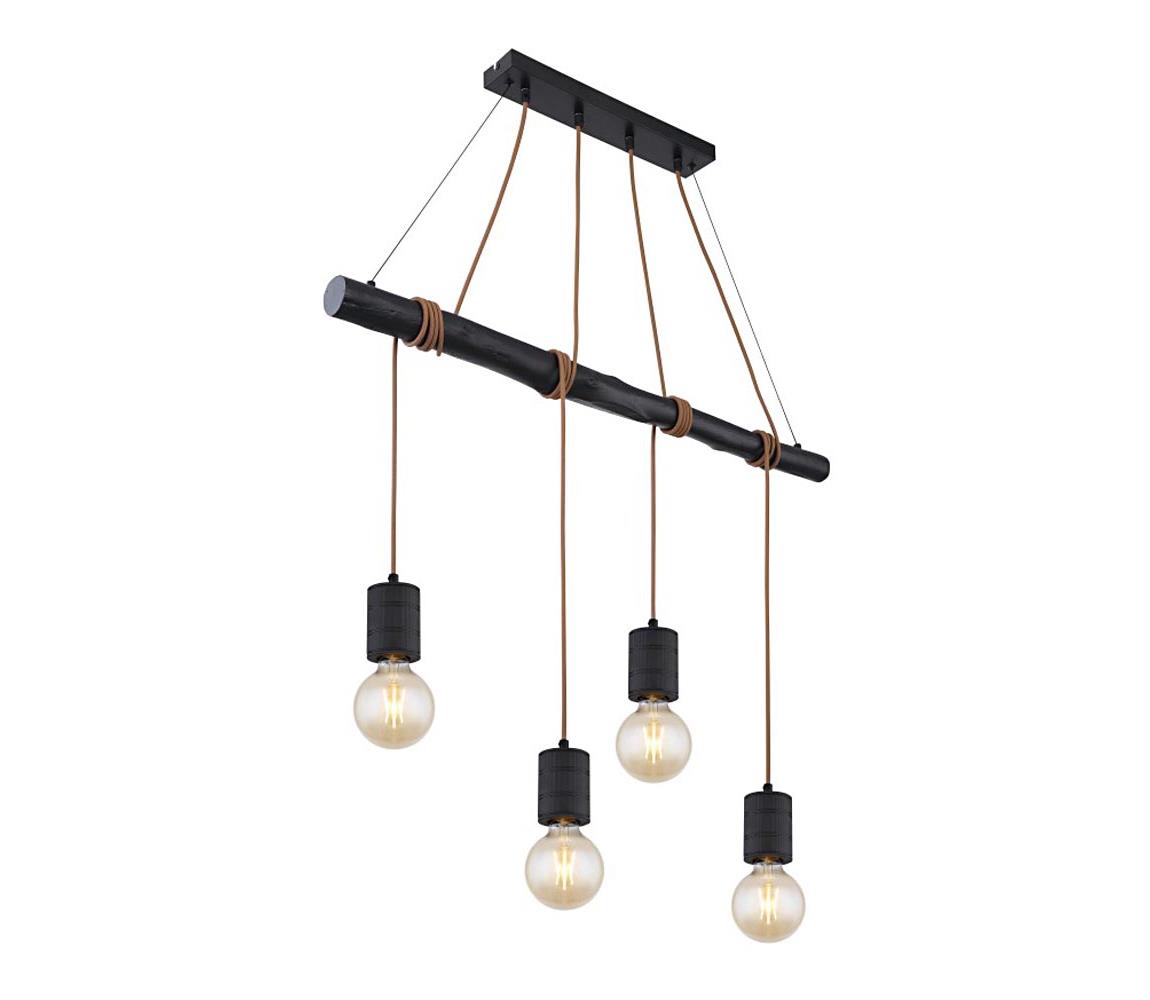 Lustră pe cablu HERMINE 1xE27/60W/230V Globo 54030-4HA
