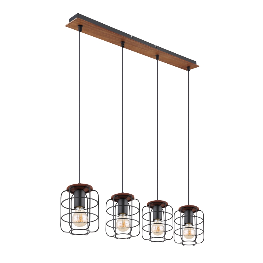 Globo - Lustră suspendată pe cablu 4xE27/40W/230V