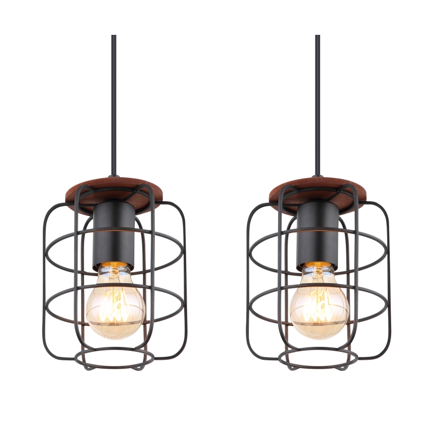 Globo - Lustră suspendată pe cablu 4xE27/40W/230V