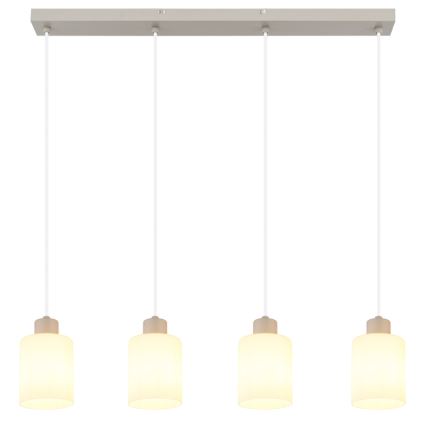 Globo - Lustră suspendată pe cablu, 4x E27, 40 W, 230 V