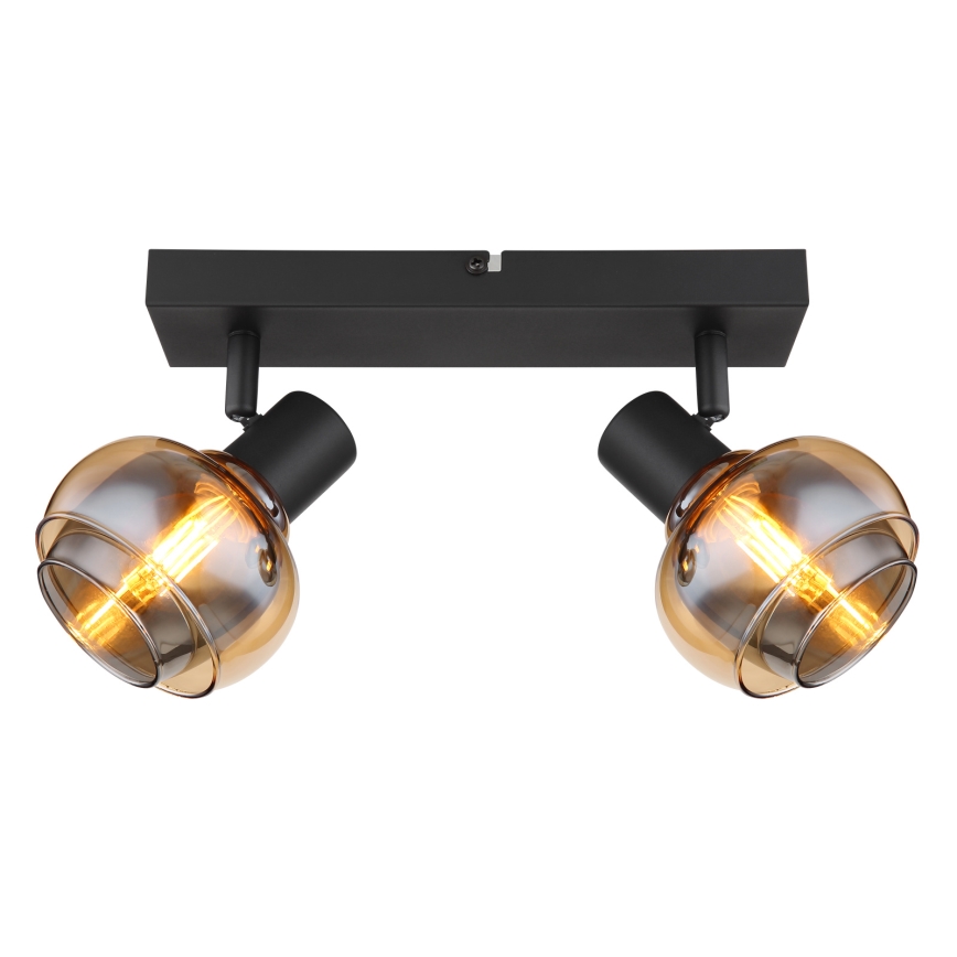 Globo - Lampă spot 2xE14/40W/230V neagră